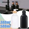 Pump Empty Storage Bottle Decor Bathroom Accessories Soap Dispenser Shampoo Pump Bottle Bamboo Pump