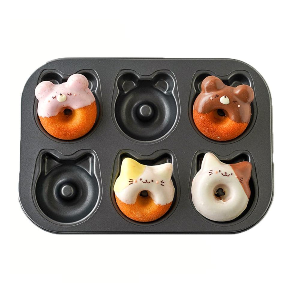 6/8 Cavity Madeleine Cake Baking Pan Carbon Steel Japanese Style Bread Baking Mold Thickened Nonstick Dessert Baking Tray