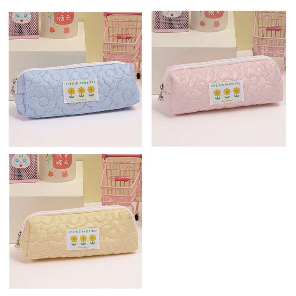 Мультяшный органайзер для канцелярских принадлежностей из полиэстерового волокна, симпатичный пенал для карандашей