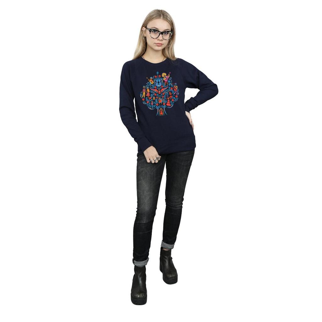 Disney Womens/Ladies Coco Tree Pattern Sweatshirt