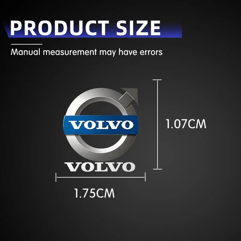 Автомобильная наклейка с логотипом Наклейки на центральную консоль Для Volvo AWD C30 C70 S40 S60 S80 S90 T6 V40 V50 V60 V70 V90 XC40 XC60 XC70 XC90 авто