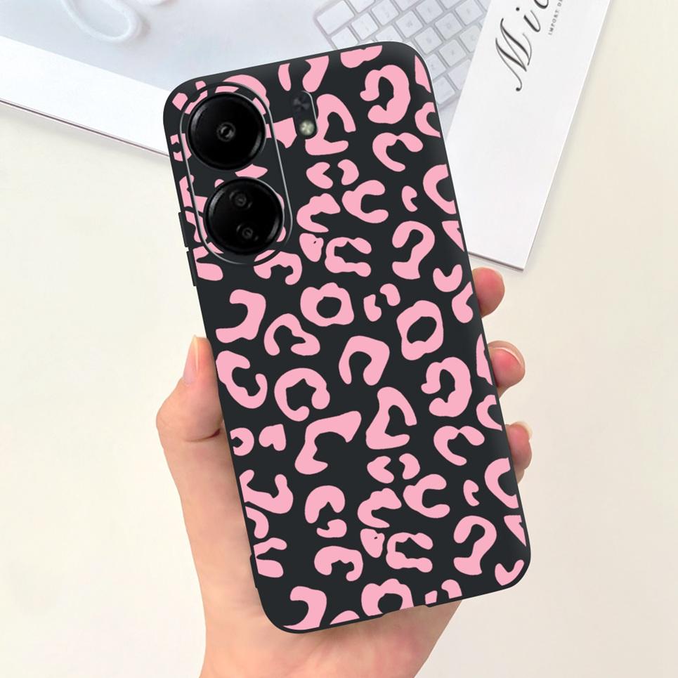 Чехол для Xiaomi Poco C65 Чехол PocoC65 Мультяшный Черное Ночное Небо Модный Дизайн Узор Чехол Для Xiomi Poco c 65 Мягкая Резина ТПУ