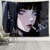 VIKAMA Hinata Tsunade Tapestry Anime Wall Hanging Pure Dark Aesthetic Bedroom Decor Backdrop Fabric Suitable for Living Room