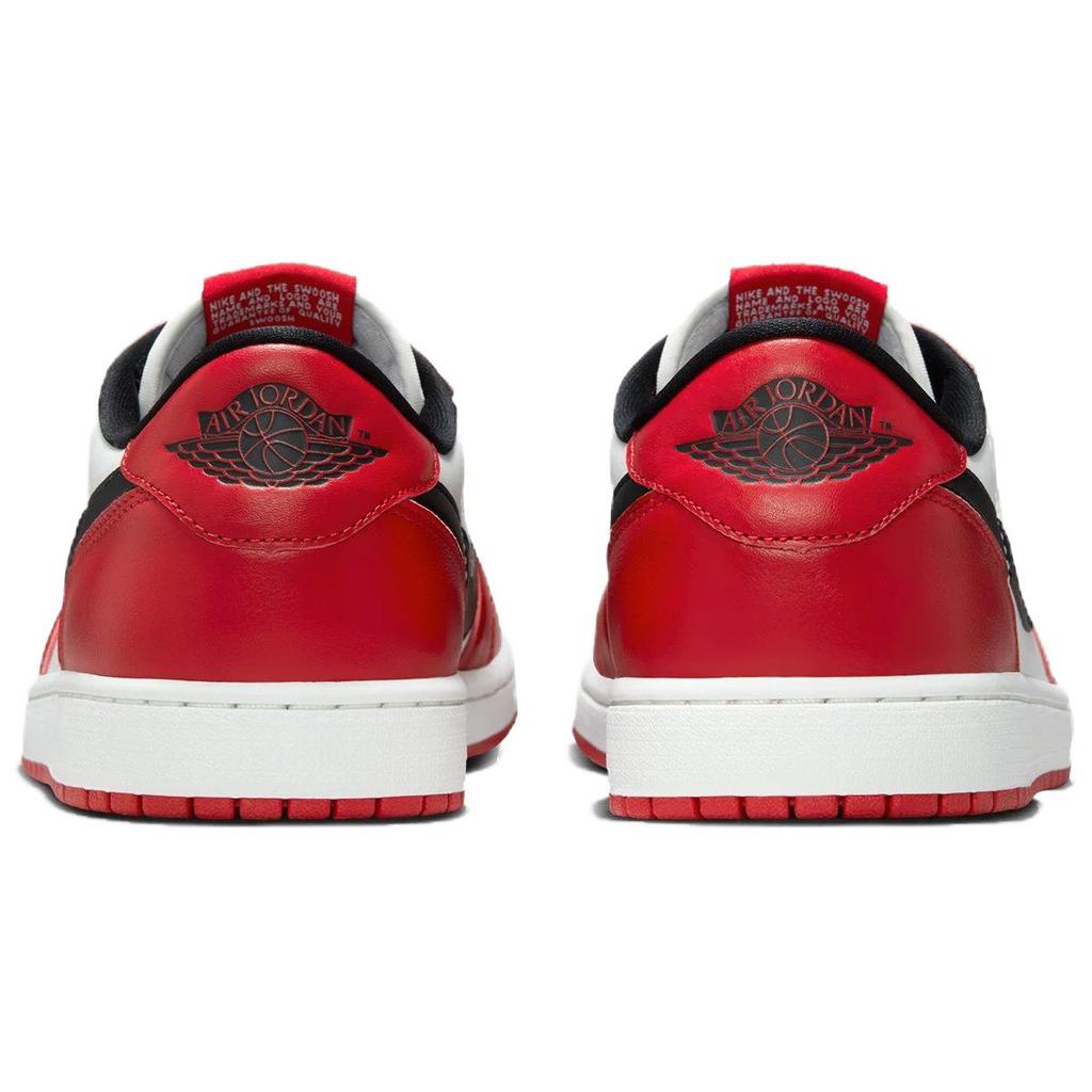 Кроссовки Air Jordan 1 Retro Low OG Chicago 2025 унисекс красные Varsity-красные черные HQ6998-600
