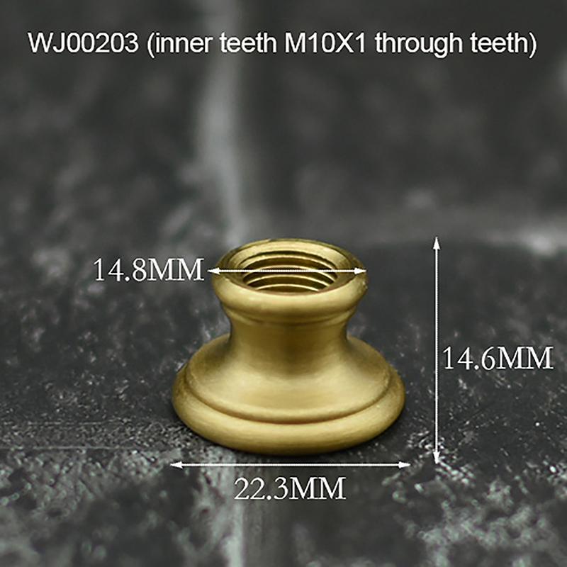 Корпус настольной лампы для спальни своими руками, все латунные декоративные детали, I-образный рог, цилиндрическая лампа, аксессуары, сборка, обслуживание