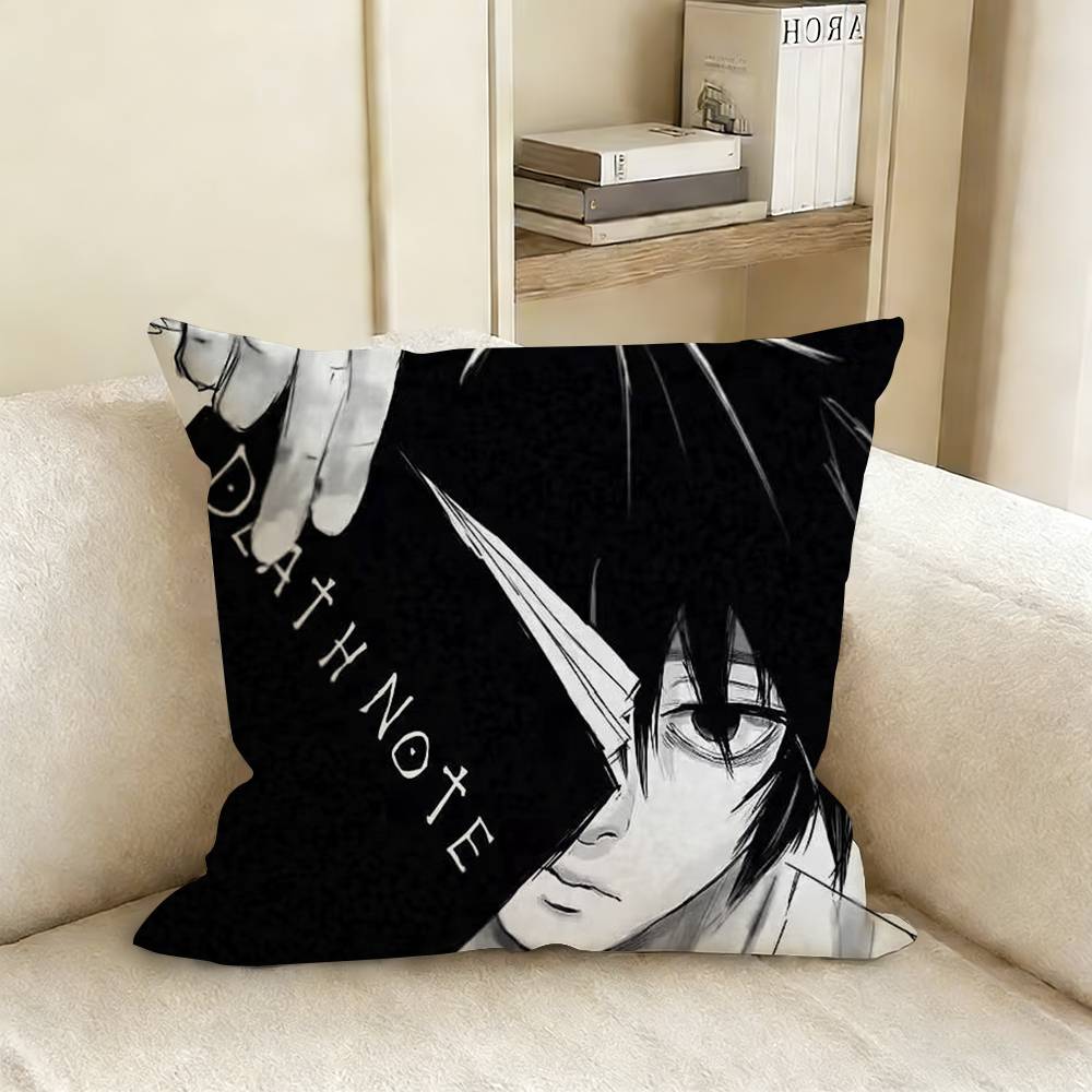 L-Lawliet D-Death Note Наволочка для подушки Наволочка на диванную подушку для гостиной Подходит для домашнего декора спальни