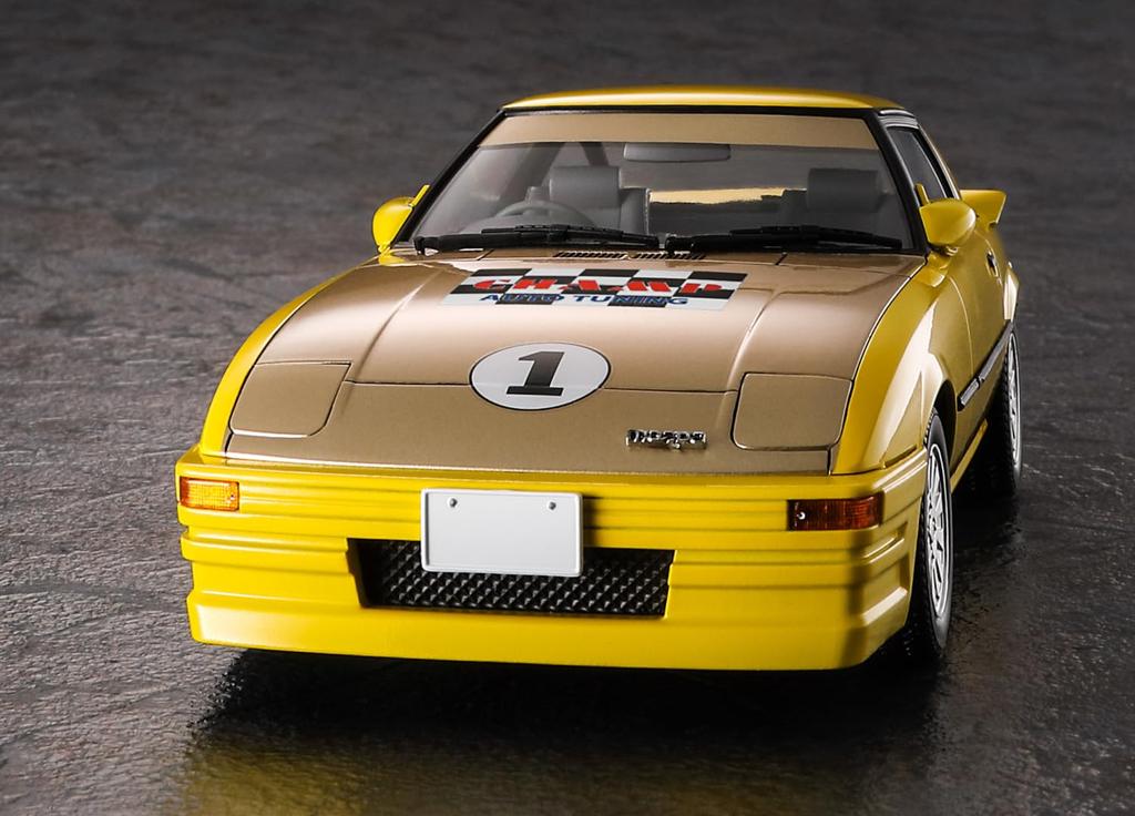 Hasegawa Yoroshiku Mechadoc Mazda Savanna Champ Scale Plastic Model Kit SP634 RX-7 (Comics Version) 1/24 (Car)