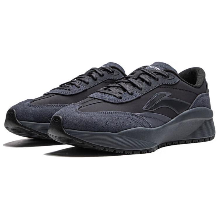 Li Ning Zai Wu 2.0 Мягкая подошва с толстым отскоком, амортизирующая, нескользящая, износостойкая, с увеличенной высотой, повседневная обувь с низким верхом AGCU279-3