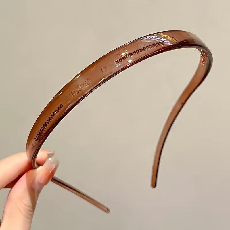 Модная форма оправы солнцезащитных очков Акриловые повязки для волос для женщин Зубчатая повязка на голову Противоскользящий бесследный обруч для волос Аксессуары для волос