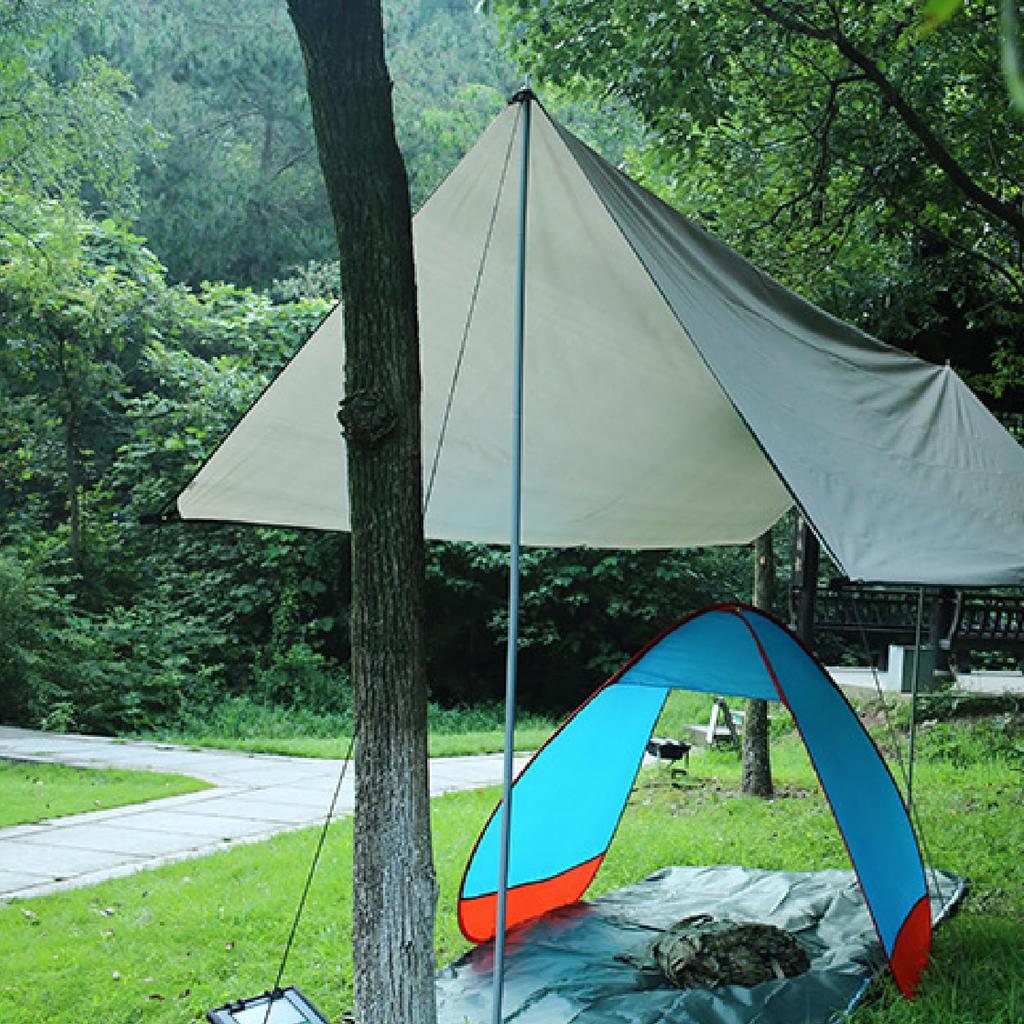 YAPJEB Водонепроницаемый кемпинговый УФ 2000 мм Водонепроницаемый солнечный тепловой УФ компактный спортивный чехол для хранения в комплекте х 5 брезент, брезент, палатка, тент, защита, сопротивление,