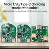 3.7V USB Перезаряжаемый Маленький Вентилятор Печатная плата Плата управления Ручной Мобильный Вентилятор Плата Щеточная Универсальная Плата
