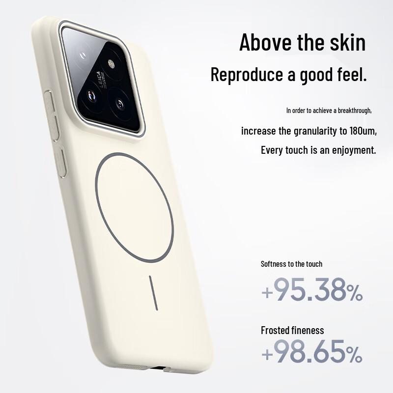 Матовый чехол MagSafe для телефонов Xiaomi и Redmi (1 кусок)