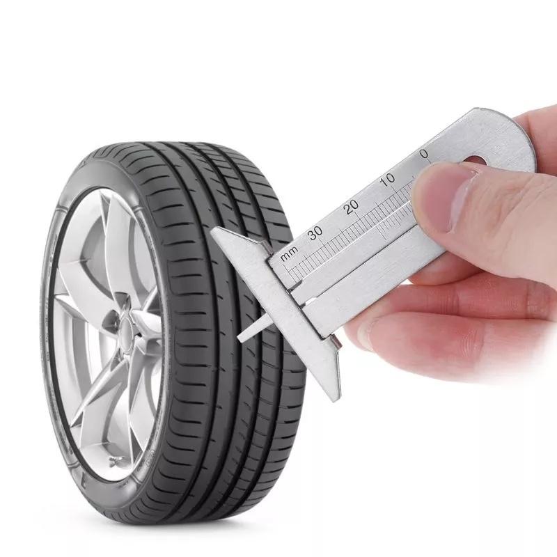 1 Pcs Car Tyre Tire Tread Depth Gauge Meter Auto Tire Detection Measuring Tool Caliper Thickness Gauges