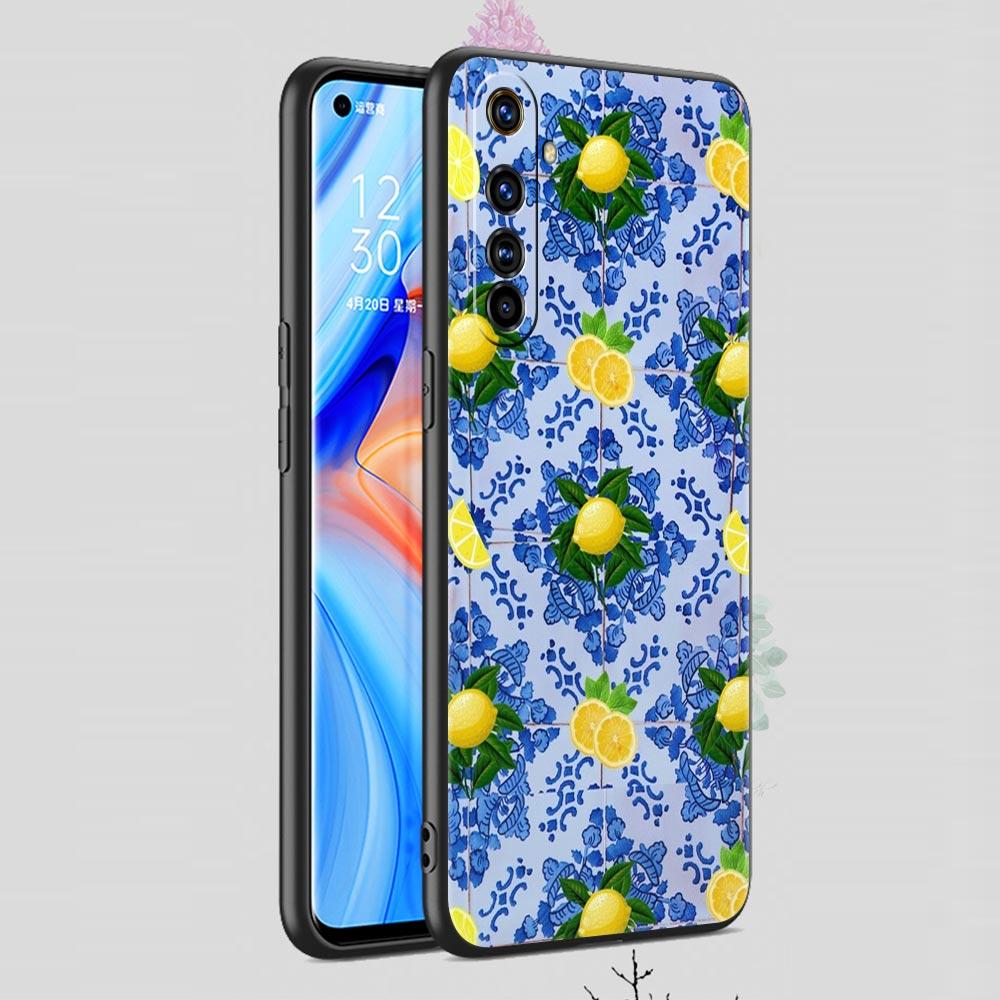 Средиземноморский лимон для Realme 11 10 9 8 5G 7 6 GT2 Pro Plus C21 C11 C25 C35 силиконовый чехол для Realme GT Neo 2 3 3T чехол для телефона