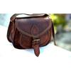New Women Vintage Brown Leather Messenger Cross Body Bag Handmade Purse