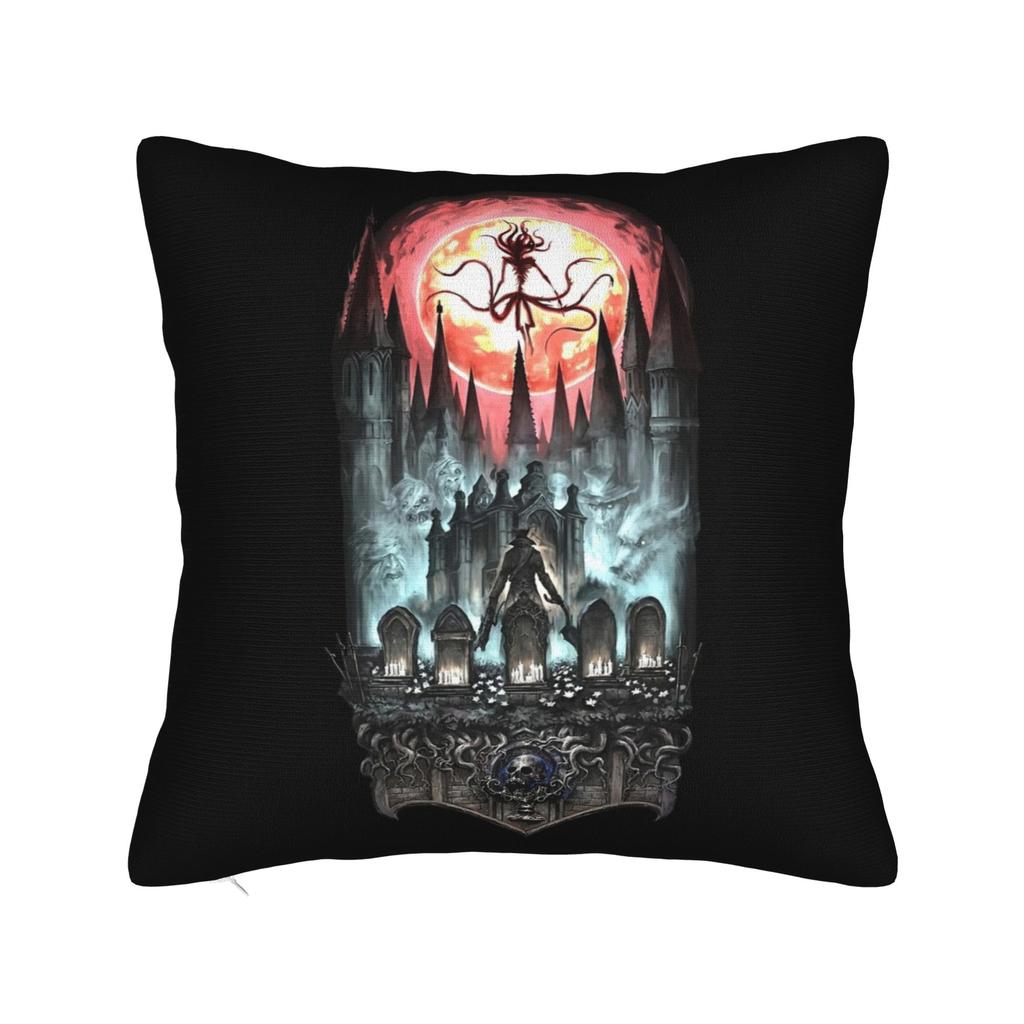 Bloodbornes Darks Souls Game Pillowcase Soft Cushion Cover Decor Pillow Case Cover Home Square