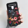Чехол с рисунком для LG Q61 / LG K61 / LG Q70, чехол-бампер, мягкий силикон, черный корпус, милый цветочный мультяшный чехол