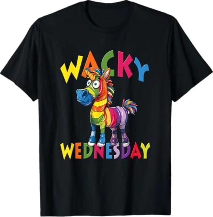Wacky Wednesday and Teachers | Mismatch Day Spirit Week 100% Cotton T-shirt Mens Tees Top