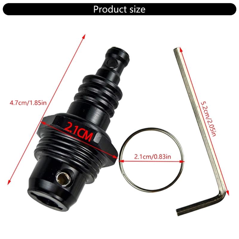 Industrial Strength Detachable Rotating Keychain with Quick Release Mechanism For Motorcycle Accessories Aluminum Alloy