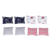 8pcs 1:12 Dollhouse Miniature Simulated Pillow Cushions Furniture Model Toy AccessorySofa Pillow