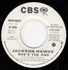 7-дюймовая пластинка JACKSON HAWKE - She's The One DJC44150PROMO CBS 1976 Канада Рок Б/У