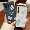 Bowknot Print Transparent Soft Silicone Phone Case For Samsung S25 Ultra S24 FE S23 A16 A36 A56 A55 A15 A25 Clear Shockproof Lens Protection Cover