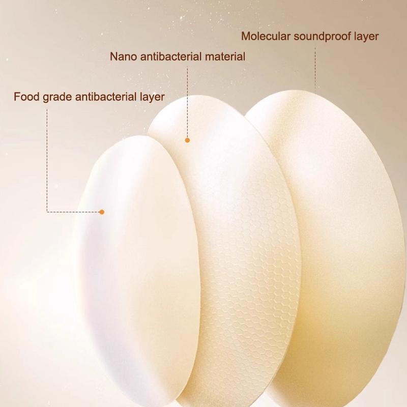 Tampões de Ouvido de Silicone em Forma de Anel Galvanizados com Cancelamento de Ruído Isolantes de Som e Redutores de Som para Dormir