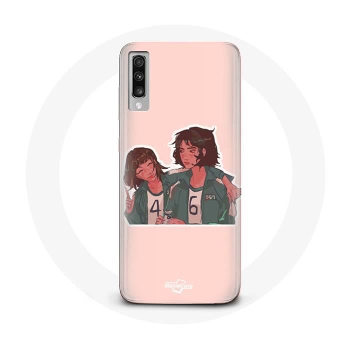 Case - Samsung - Galaxy A70 - Flexible - Protection - Squid Game Ji Yeong Kang Sae Byeok