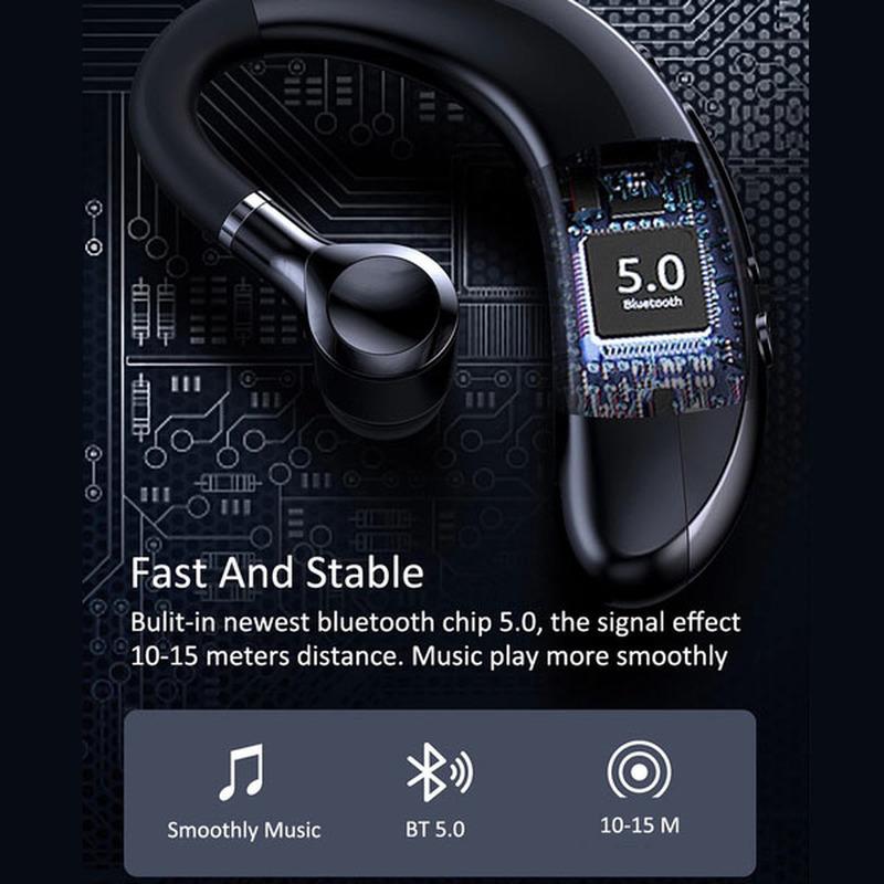 5.2 Беспроводная Bluetooth-гарнитура Безболезненная гарнитура с костной проводимостью Hi-Fi стерео Bluetooth-гарнитура с микрофоном Спортивная гарнитура на открытом воздухе