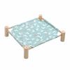 Wood Kitten Sleeping Bed Detachable Cat Bed Practical Pet Camp Bed  Living Space