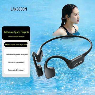 Спортивные наушники Lanston AirSwim Neo с открытым дизайном и костной проводимостью