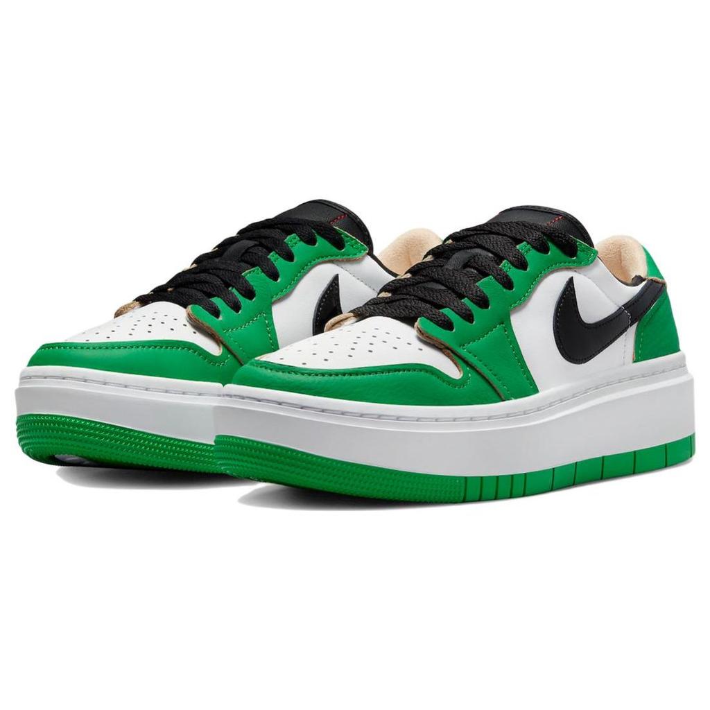 Air Jordan 1 Elevate Low SE Lucky Green Женские кроссовки Белый Белый-Оникс Черный DQ8394-301