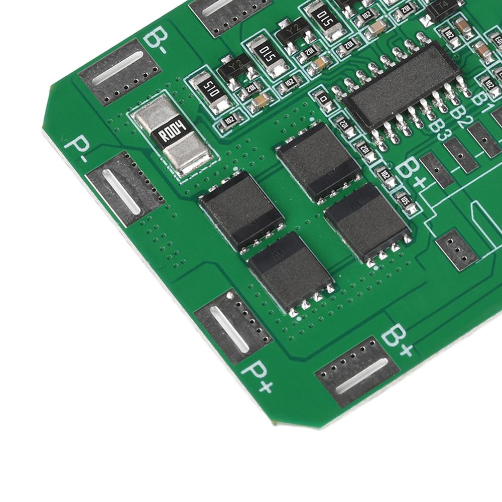 4S 20A 3.7V BMS PCM Lithium Battery Protection Board 16A Continuous Output Passive Balancing for Polymer Battery Pack