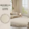 Cream Style Carpets for Living Room Light Luxury Bedroom Decor Carpet French Flower Bedside Round Rug Fluffy Soft Home Floor Mat