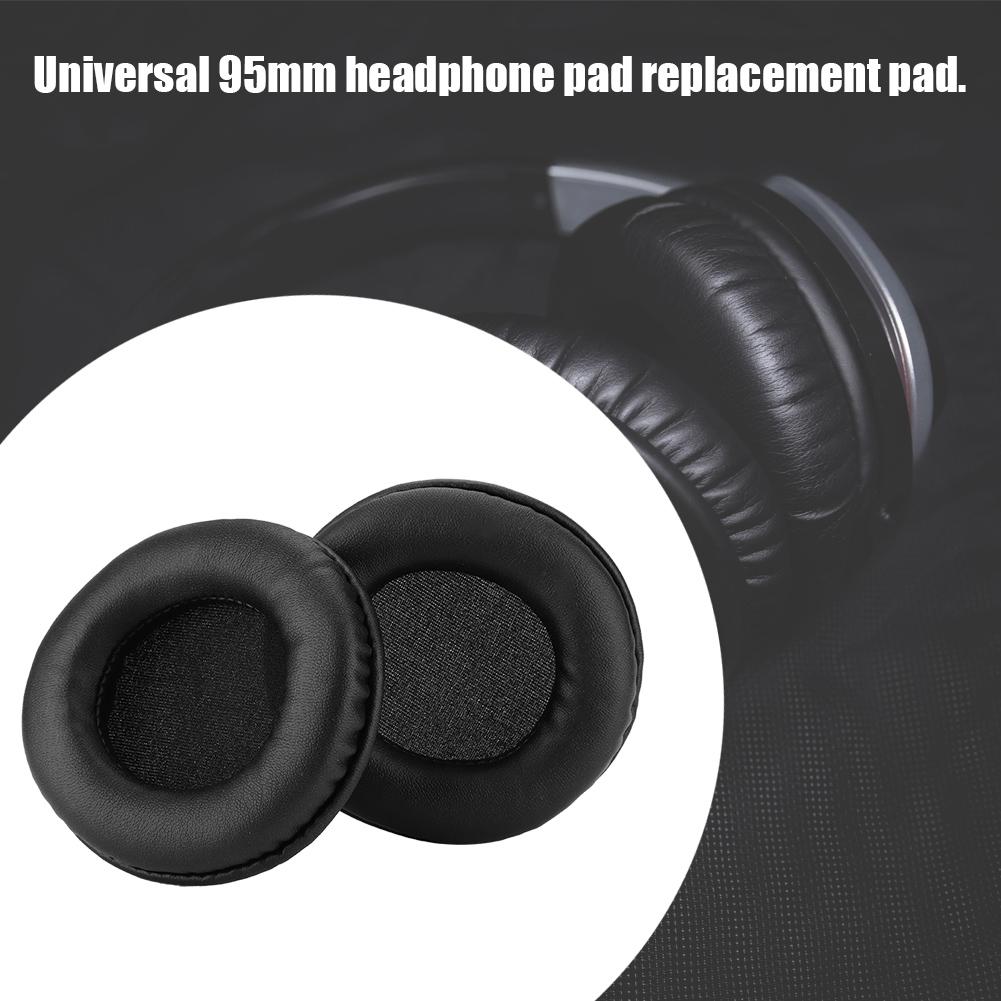 95MM Universal Replacement Ear Pads Soft Foam Cushion Headset Cover Case