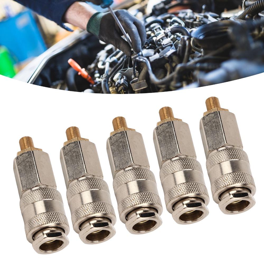 5PCS Steel Air Compressor Adapter Quick Connector Coupler Machining Air Tool Workstations