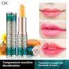 Помада с каротином, меняющая температуру, увлажняющая и увлажняющая, увлажняющая помада, бальзам для губ, меняющий цвет, красота