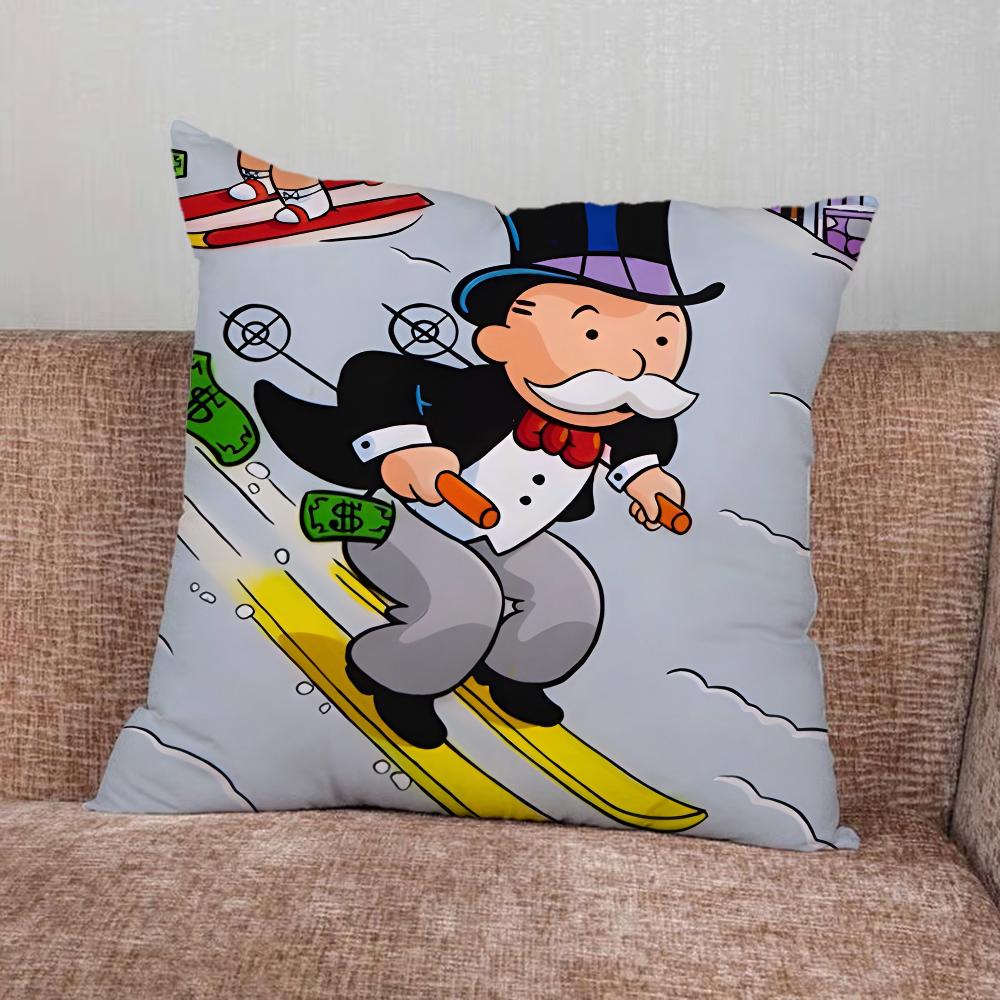 Чехол на подушку Alec M-Monopoly для дома, спальни, автомобиля, офиса, декора гостиной, чехол на подушку для дивана, подходит