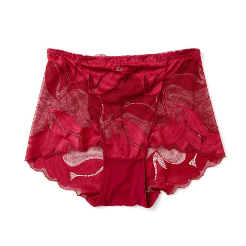 Sexy Women Lace Seamless Underwear Comfortable Underwear High Waist Briefs Large Size Panties EMA