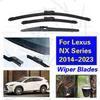 Для Lexus серии NX NX200 NX200t NX300h 2014- Автомобильные дворники Передние Задние Стеклоочистители Лопатки Стеклоочистителя Аксессуары для Лобового Стекла 26"16"12"
