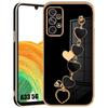 Protective Case - BOOLING - for Samsung Galaxy A33 5G - Heart Pattern - Shockproof - Soft Silicone