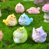 Cartoon Cute Parrot Gardening Trinkets Little Bird Desktop Decoration Resin Accessories