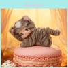 Плюшевая игрушка "Лицо кошки из семьи" с коротким искусственным мехом для декора офисного стола