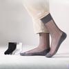 Men's Spring and Summer Simple Breathable Cylinder Crystal Stockings