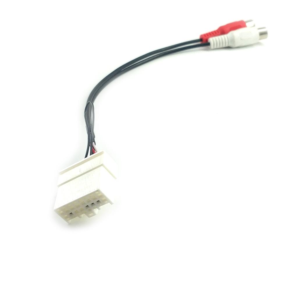 Biurlink RCA Cable Adapter For Mazda 2 Mazda 3 5 6 Car Radio Media AUX Adapter Audio Cable Radio Accessories 4