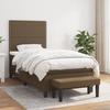 3136488 vidaXL Divan Bed with Mattress Dark Brown 90x200 Cm
