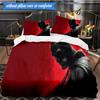 3PCS Bat Hero Printed Bedding Set For Bedroom dormitory,  Includes 1 Duvet Cover & 2 Pillowcases for All Seasons Home Decor Fan gifts