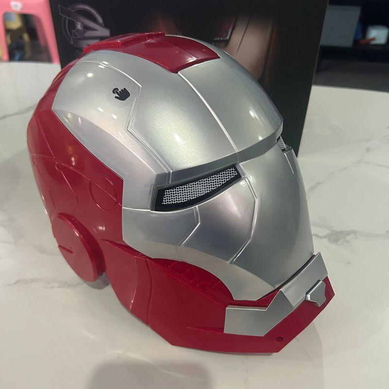 Iron Man Mask 1:1 Anime Peripheral Helmet Electric Wearable Automatic Opening And Closing Model Adult Helmet Toys Birthday Gifts
