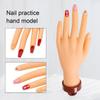 Soft Flexible Nail Practice Hand Practice Mannequin Hands Flexible Realistic Manicure Practice Hand Model for Nail Art for Nail