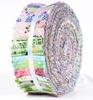 Soimoi 40Pcs Geometric & Texture Print Cotton Precut Fabrics For Quilting Craft Strips 2.5x42inches Jelly Roll -